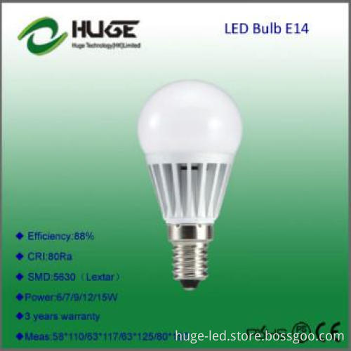 High CRI LED bulb E27 7w with CE&RoHS approved